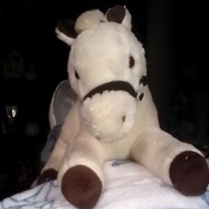 🐎 WELLS FARGO 2014 Cream And Brown Plush Horse 🐎